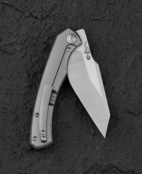 Bestech Clastic BT2407A Magnact Blade Titanium Handle Frame Lock Folding Knife