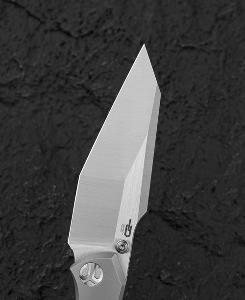 Bestech Clastic BT2407A Magnact Blade Titanium Handle Frame Lock Folding Knife