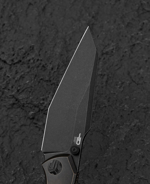 Bestech Clastic BT2407B Magnact Blade Titanium Handle Frame Lock Folding Knife