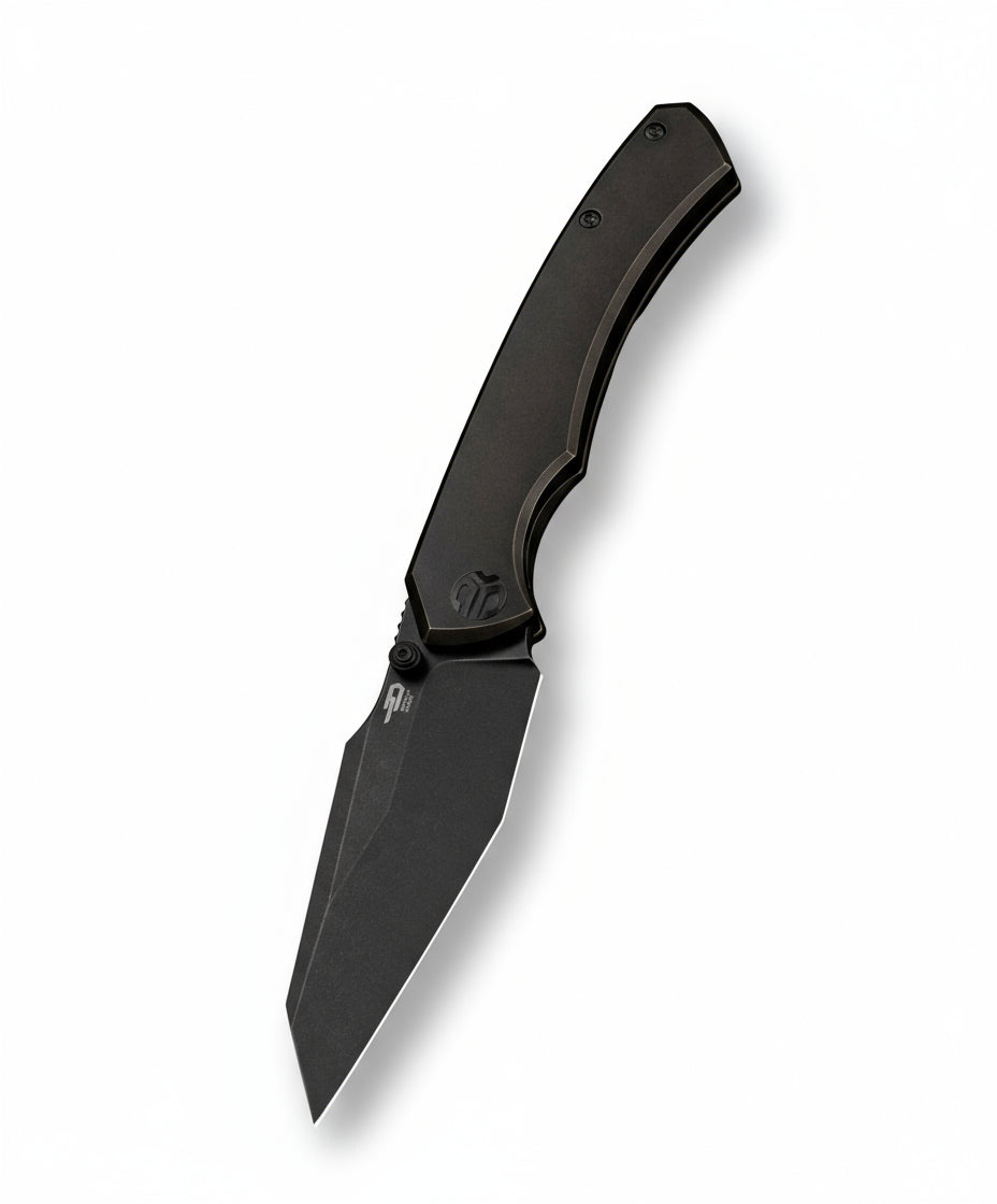 Bestech Clastic BT2407B Magnact Blade Titanium Handle Frame Lock Folding Knife