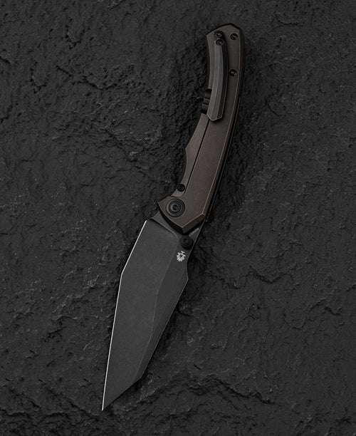 Bestech Clastic BT2407B Magnact Blade Titanium Handle Frame Lock Folding Knife