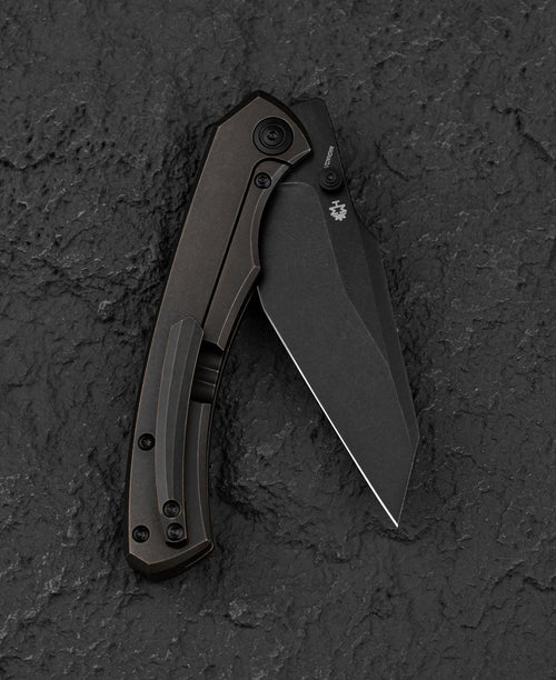 Bestech Clastic BT2407B Magnact Blade Titanium Handle Frame Lock Folding Knife