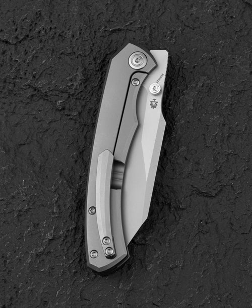 Bestech Clastic BT2407C Magnact Blade Titanium Handle Frame Lock Folding Knife