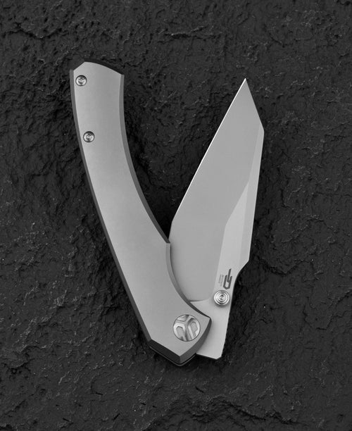 Bestech Clastic BT2407C Magnact Blade Titanium Handle Frame Lock Folding Knife