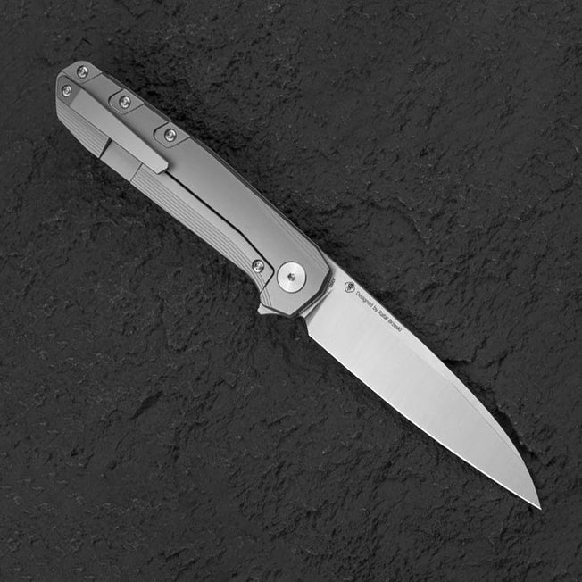 Bestech Knives 9 BT2408A M390 Blade Titanium Handle Edc Folding Knife