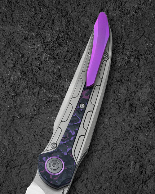 Bestech Prydwen BT2409A Magnacut Blade Titanium Handle Frame Lock Folding Knife