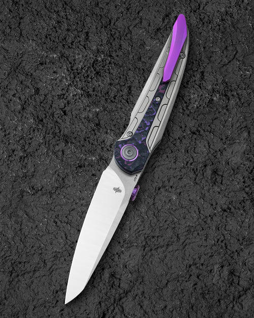 Bestech Prydwen BT2409A Magnacut Blade Titanium Handle Frame Lock Folding Knife