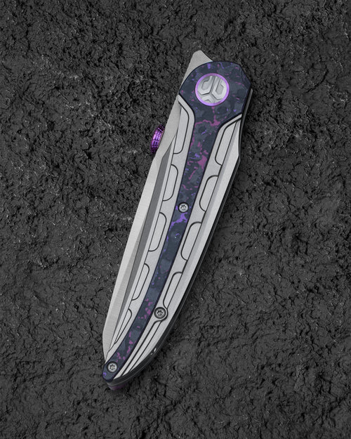 Bestech Prydwen BT2409A Magnacut Blade Titanium Handle Frame Lock Folding Knife