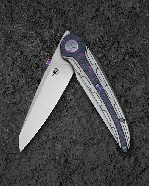 Bestech Prydwen BT2409A Magnacut Blade Titanium Handle Frame Lock Folding Knife