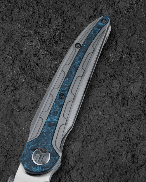 Bestech Prydwen BT2409C Magnacut Blade Titanium Handle Frame Lock Folding Knife