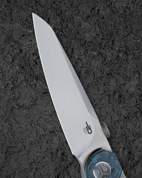 Bestech Prydwen BT2409C Magnacut Blade Titanium Handle Frame Lock Folding Knife