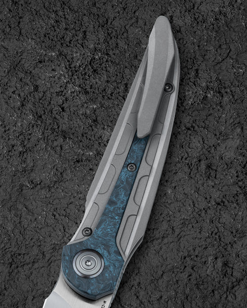 Bestech Prydwen BT2409C Magnacut Blade Titanium Handle Frame Lock Folding Knife