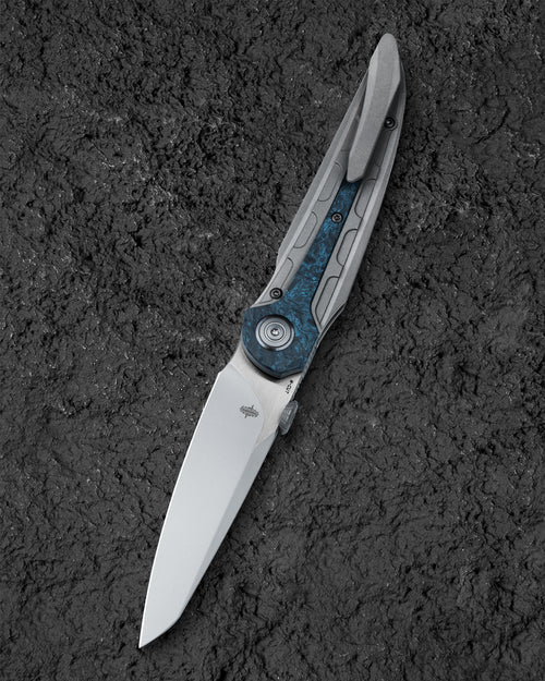 Bestech Prydwen BT2409C Magnacut Blade Titanium Handle Frame Lock Folding Knife