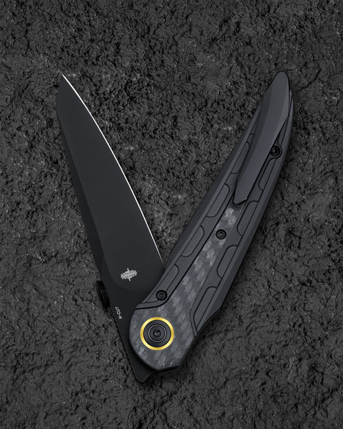 Bestech Prydwen BT2409D Magnacut Blade Titanium Handle Frame Lock Folding Knife