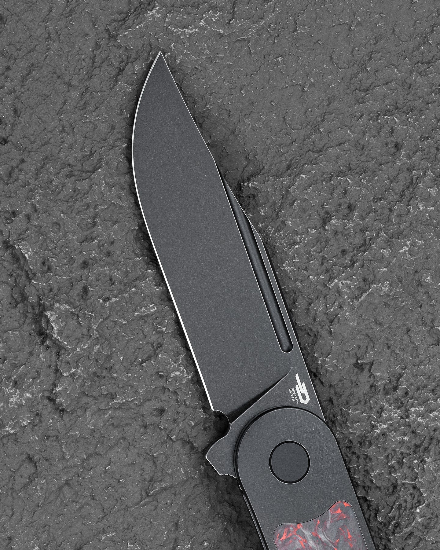 Bestech Vestige BT2411C MagnaCut Blade Titanium+Carbon Fiber Handle Frame Lock Folding Knife