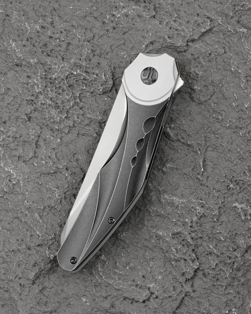Bestech Excentrxc BT2412A M390 Blade Titanium Handle Frame Lock Folding Knife