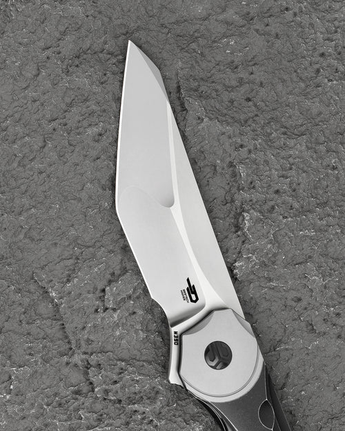 Bestech Excentrxc BT2412A M390 Blade Titanium Handle Frame Lock Folding Knife