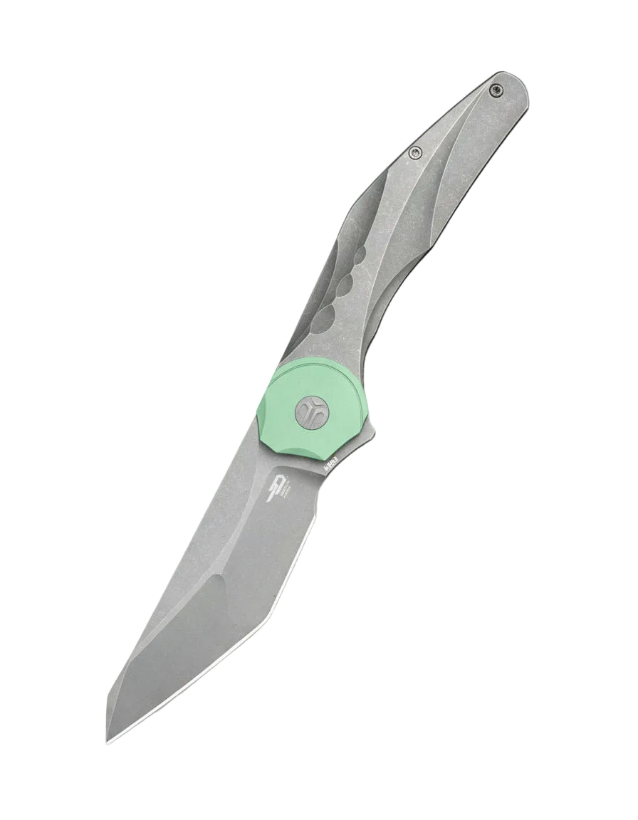 Bestech Excentrxc BT2412C M390 Blade Titanium Handle Frame Lock Folding Knife