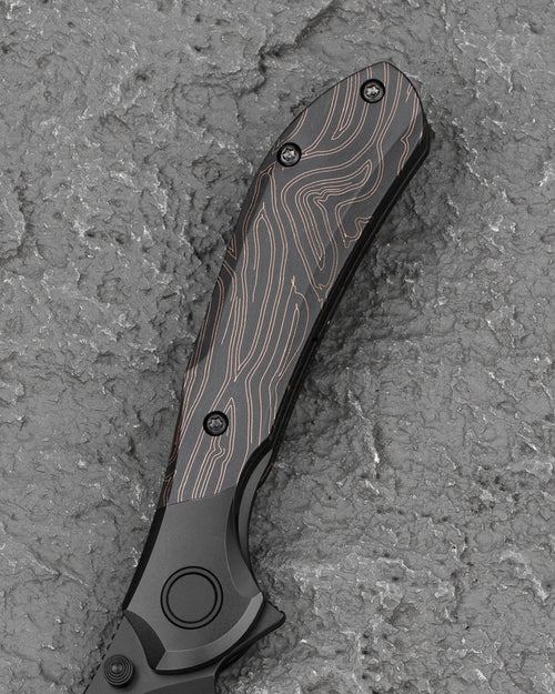 Bestech Constellation BT2501B Magnact Blade Titanium+G10 Handle Frame Lock Folding Knife