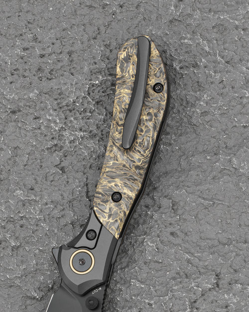 Bestech Constellation BT2501C Magnact Blade Titanium+Carbon Fiber Handle Frame Lock Folding Knife
