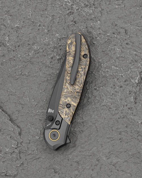 Bestech Constellation BT2501C Magnact Blade Titanium+Carbon Fiber Handle Frame Lock Folding Knife