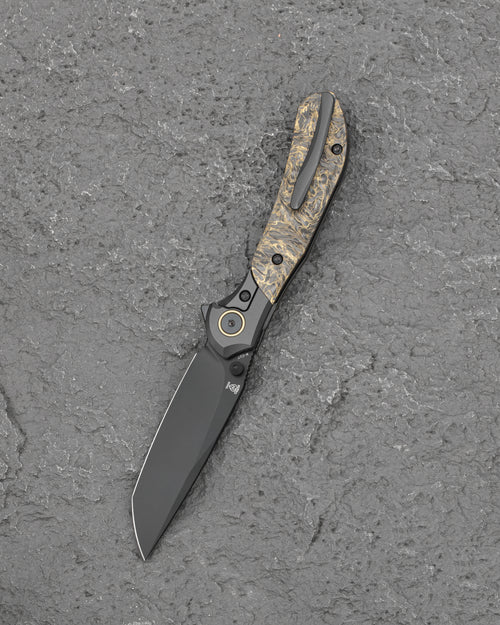 Bestech Constellation BT2501C Magnact Blade Titanium+Carbon Fiber Handle Frame Lock Folding Knife