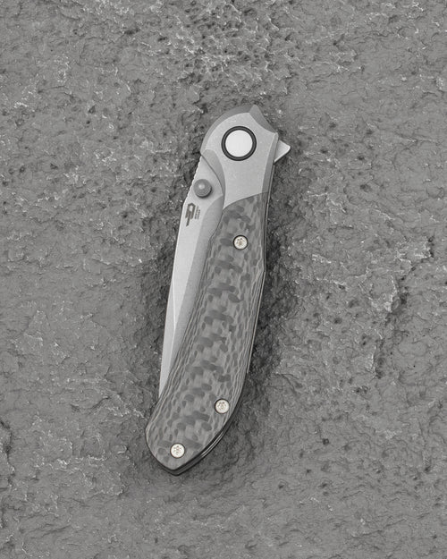 Bestech Constellation BT2501D Magnact Blade Titanium+Carbon Fiber Handle Frame Lock Folding Knife