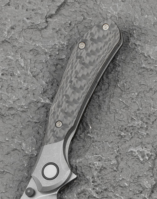 Bestech Constellation BT2501D Magnact Blade Titanium+Carbon Fiber Handle Frame Lock Folding Knife