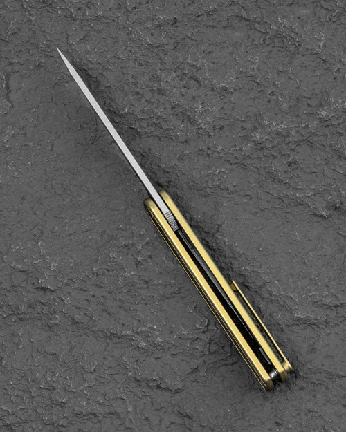 Bestech INK BT2502B MagnaCut Blade Bronze Titanium Handle Liner Lock Folding Knife