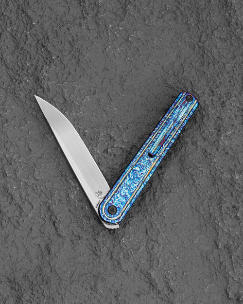 Bestech INK BT2502E MagnaCut Blade Anodizing Titanium Handle Liner Lock Folding Knife
