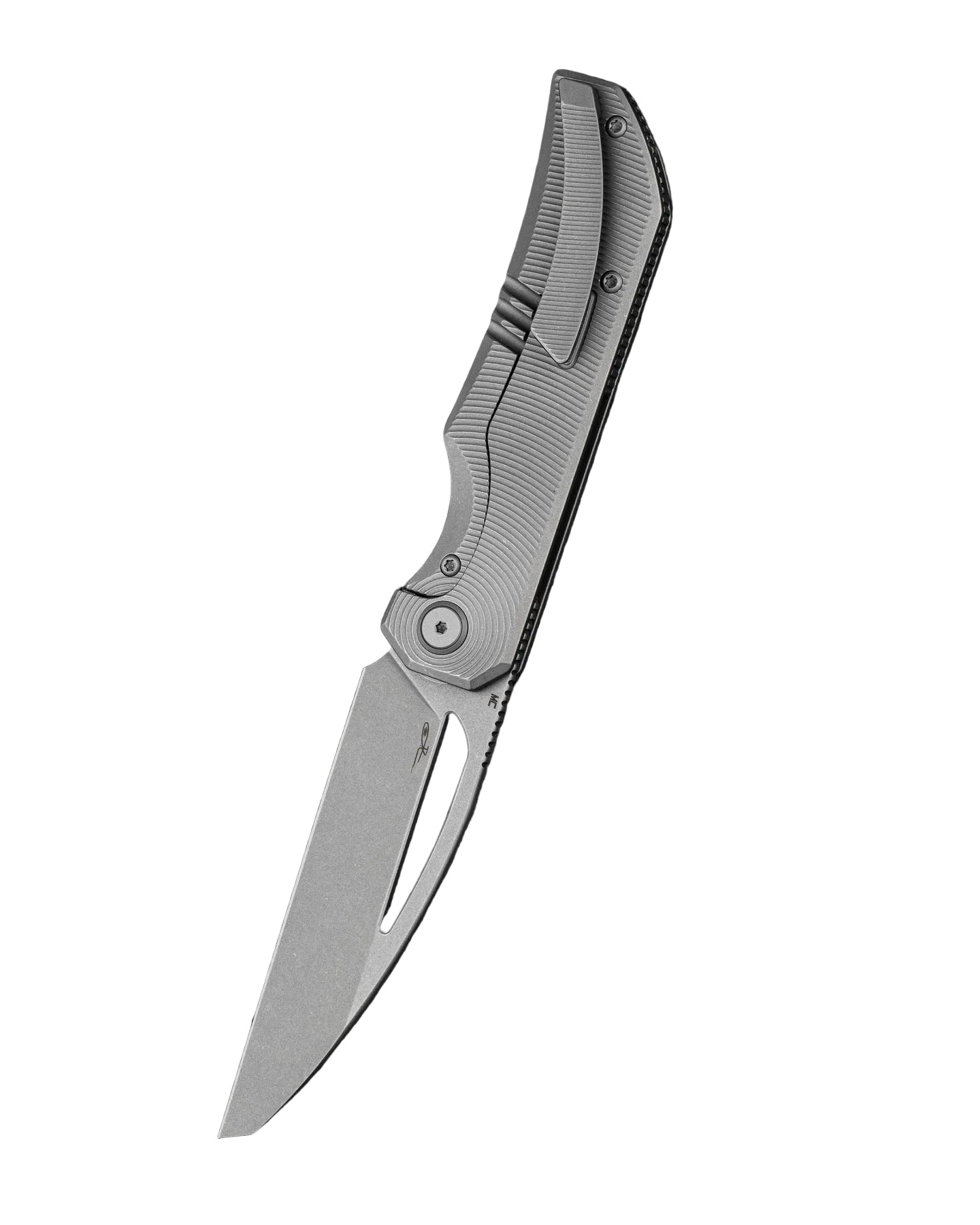 Bestech Taipan BT2503F MagnaCut Blade Titanium Handle Frame Lock Folding Knife
