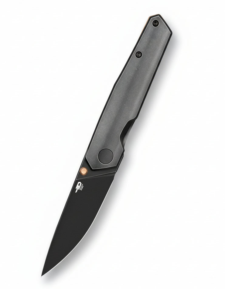 Bestech VK-KUZE BT2504C MagnaCut Blade Titanium Handle Frame Lock Folding Knife