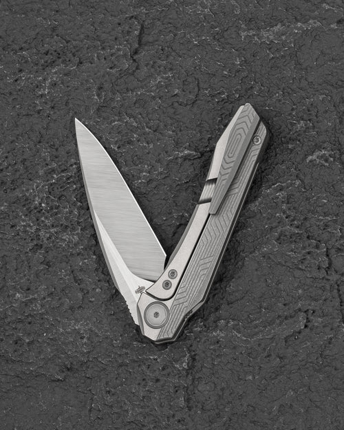 Bestech Wet Nellie BT2505B MagnaCut Blade Titanium Handle Button Frame Lock Folding Knife