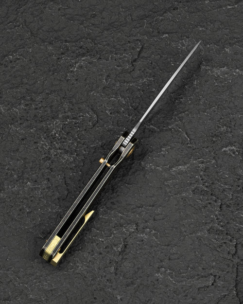 Bestech Wet Nellie BT2505C MagnaCut Blade Titanium Handle Button Frame Lock Folding Knife