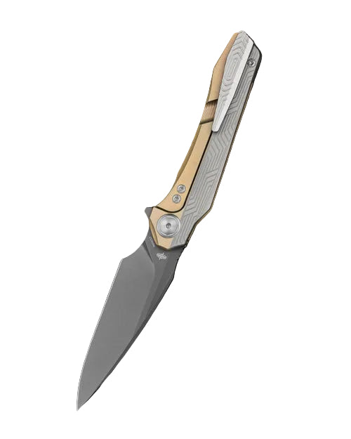 Bestech Wet Nellie BT2505D MagnaCut Blade Titanium Handle Button Frame Lock Folding Knife