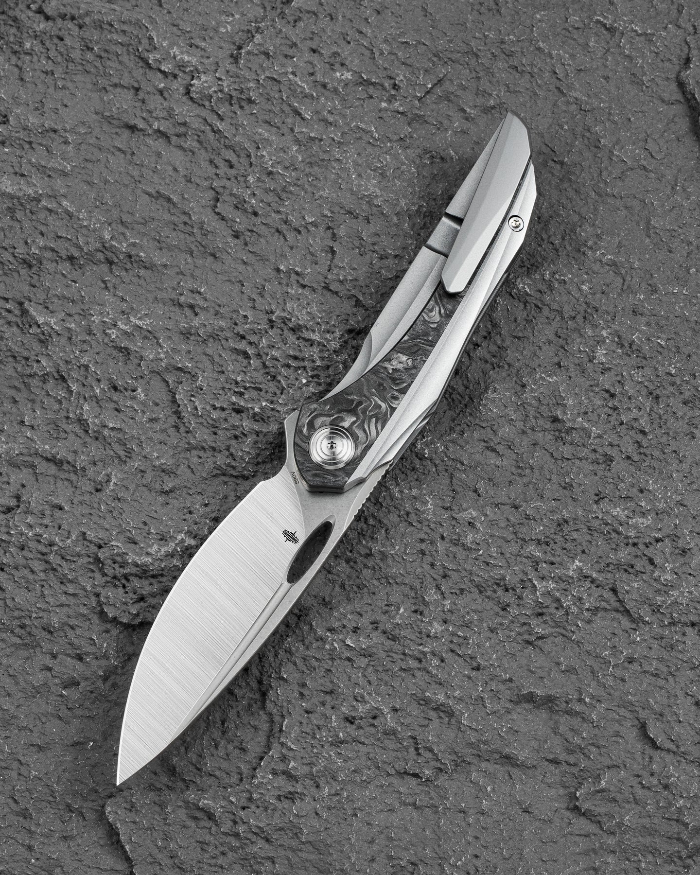 Bestech SENU BT2601B CPM-S90V Blade Titanium Handle Frame Lock Folding Knife