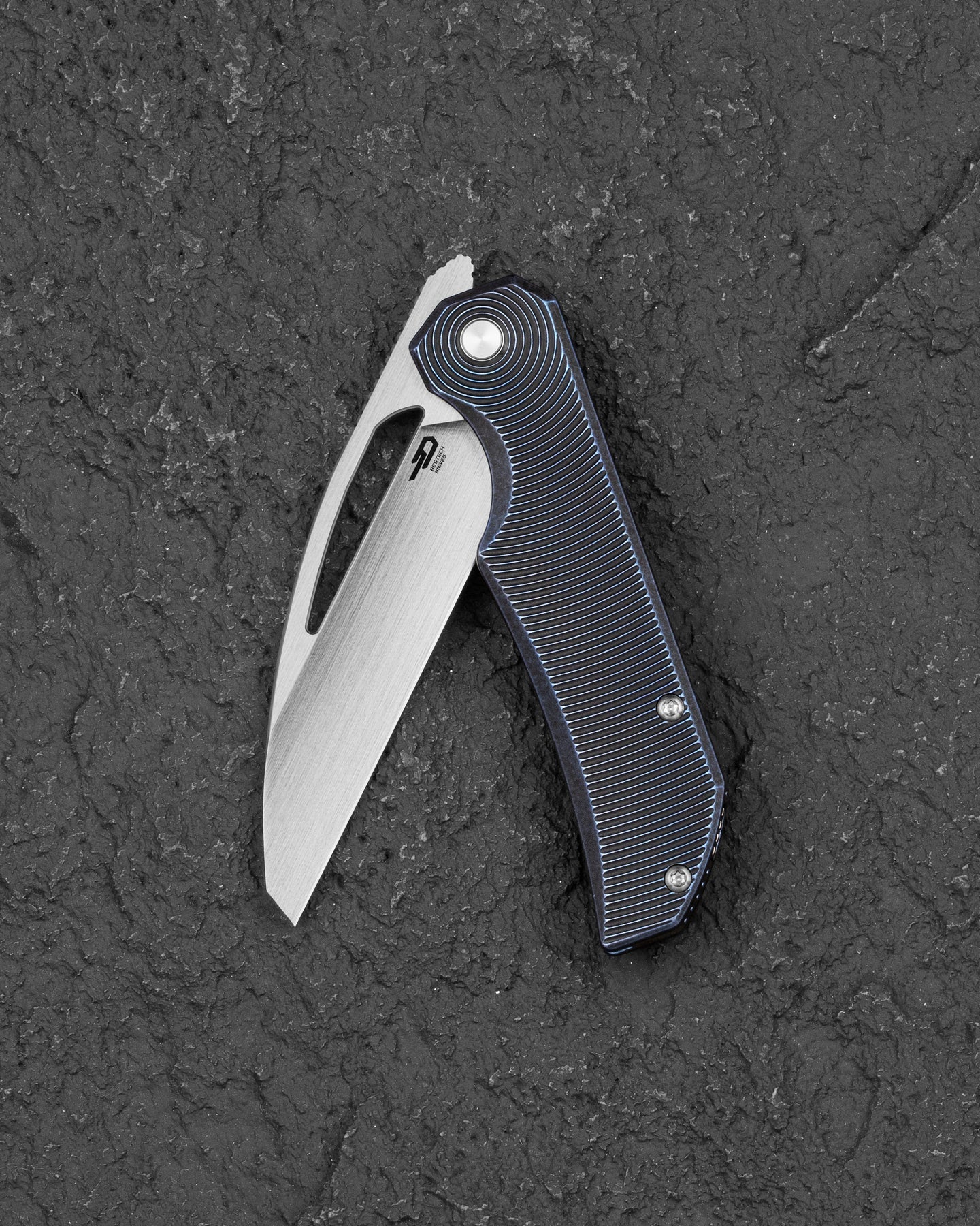 Bestech Mini Taipan BT2603D MagnaCut Blade Titanium Handle Frame Lock Folding Knife