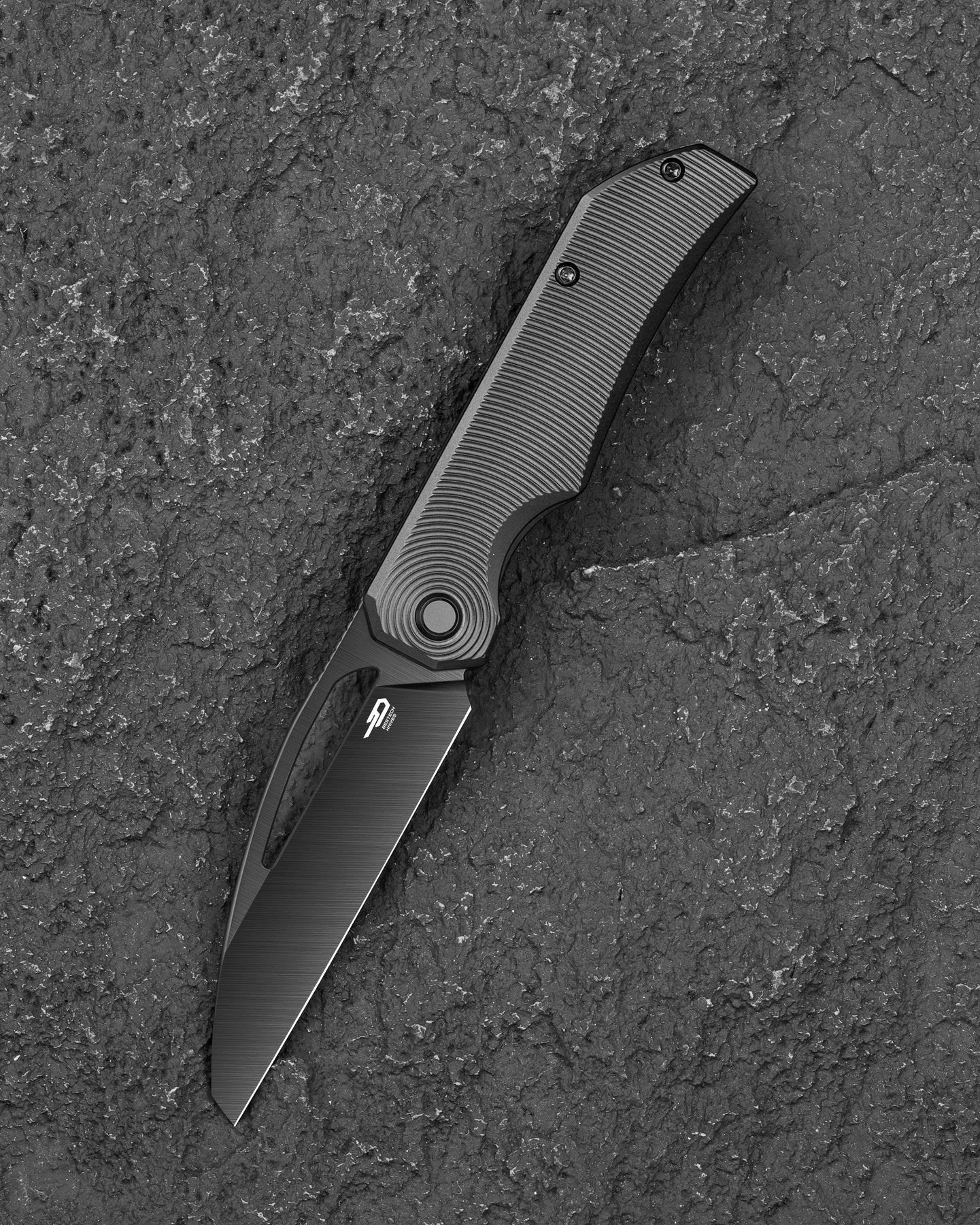 Bestech Mini Taipan BT2603E MagnaCut Blade Titanium Handle Frame Lock Folding Knife