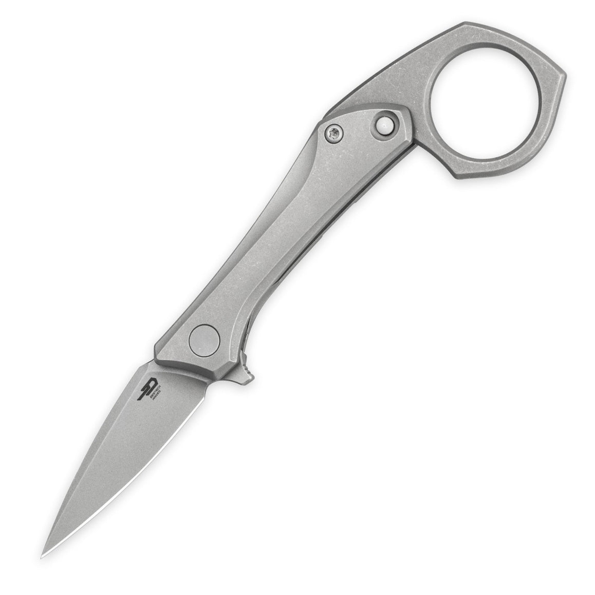Bestech DUCI BT2605B CPM-20CV Blade Titanium Handle Frame Lock Folding Knives