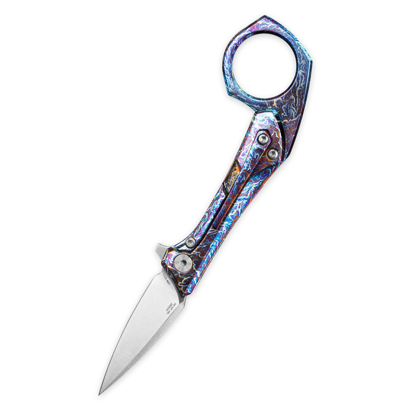 Bestech DUCI BT2605D Black CPM-20CV Blade Titanium Handle Frame Lock Folding Knives