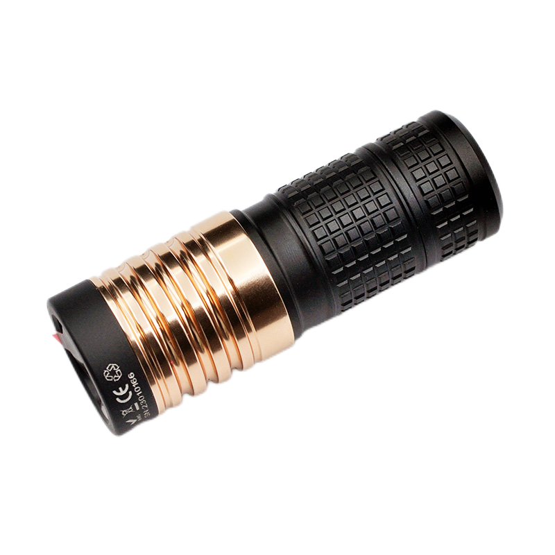 Manker Flashlight E14 IV Brightest EDC Flashlight Dual Use 18650 and 18350 Battery