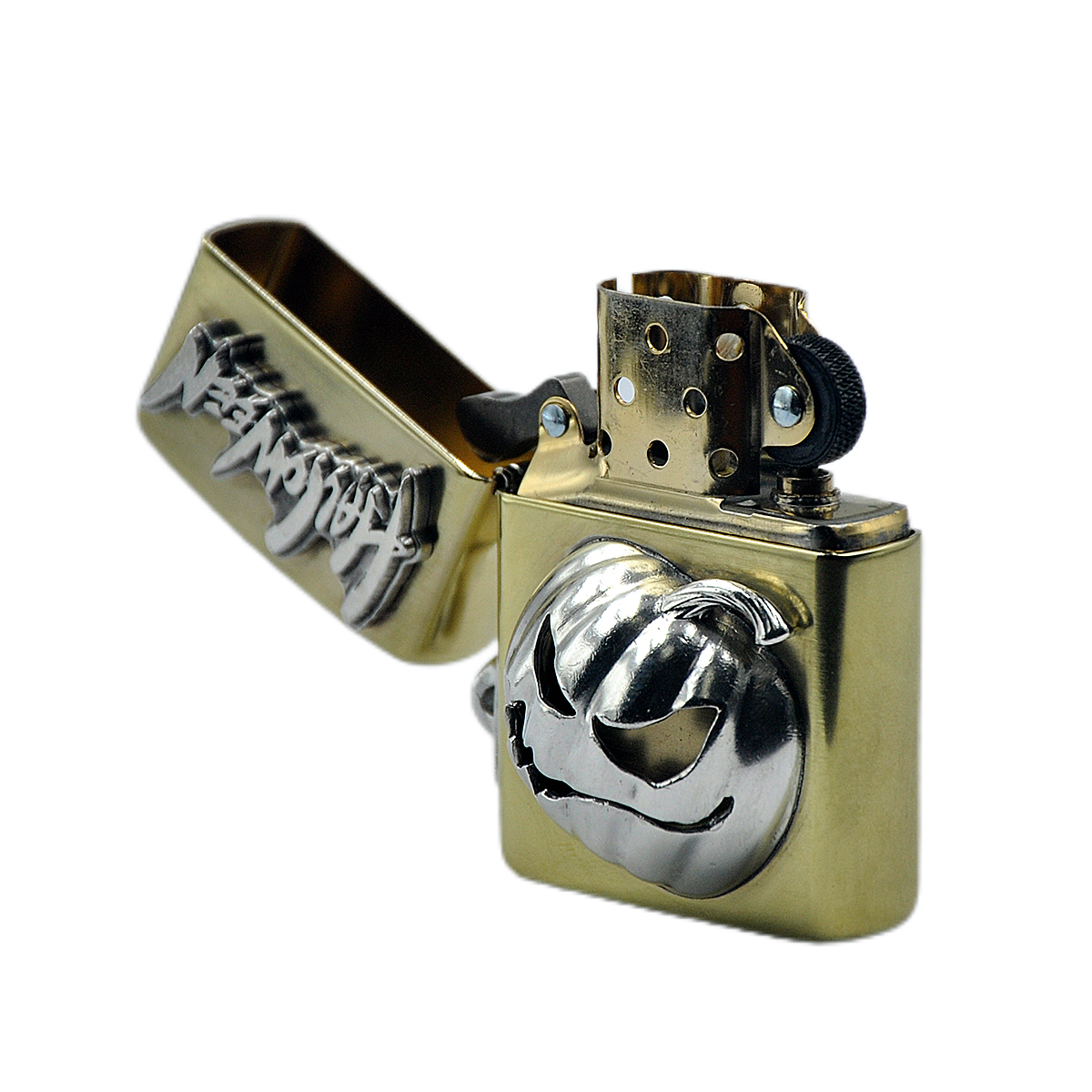 Handmade Customized Kerosene Lighter Halloween Pumpkin Lighter