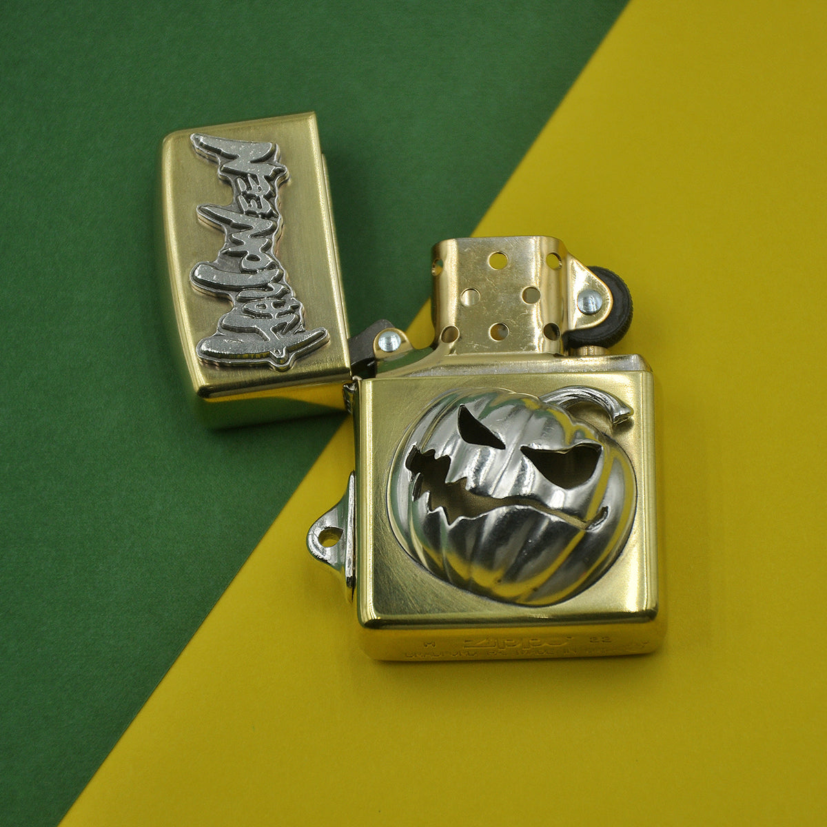 Handmade Customized Kerosene Lighter Halloween Pumpkin Lighter