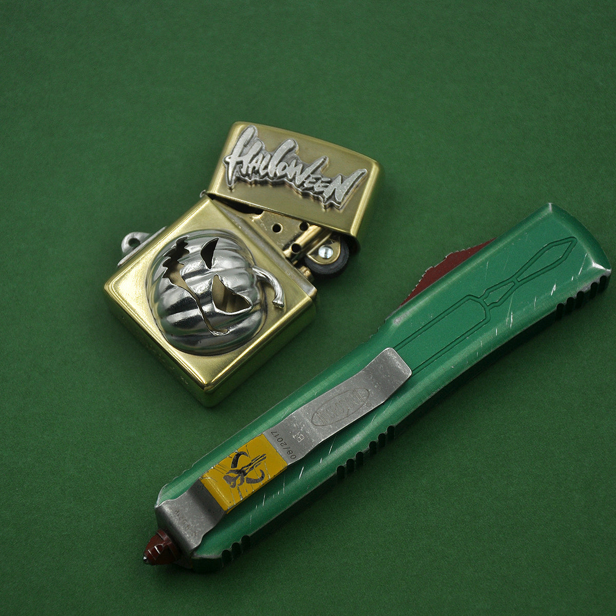 Handmade Customized Kerosene Lighter Halloween Pumpkin Lighter