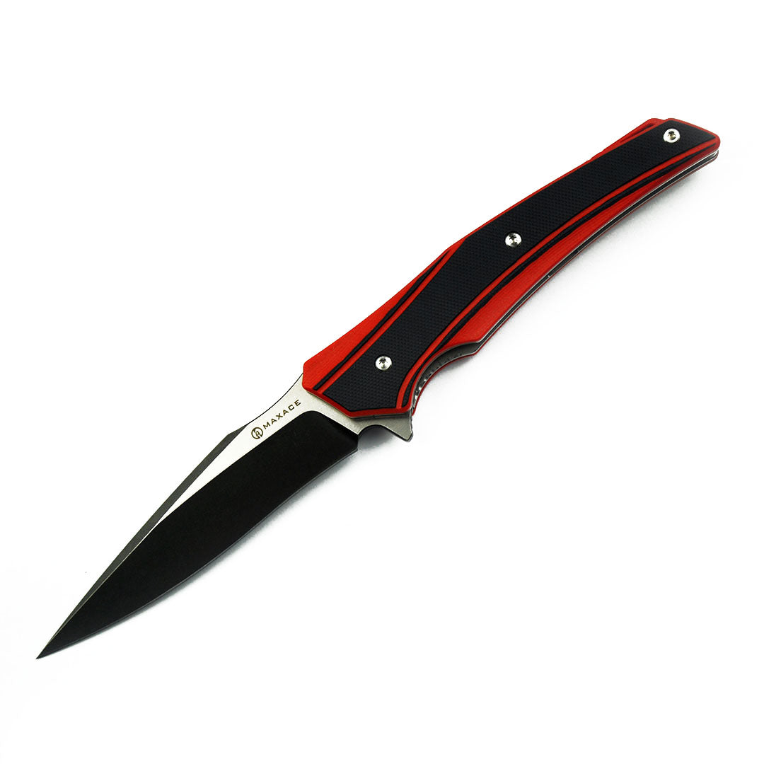 Maxace Knives Ranger MGR05 XW42 Blade G10 Handle Liner Lock Folding Knife