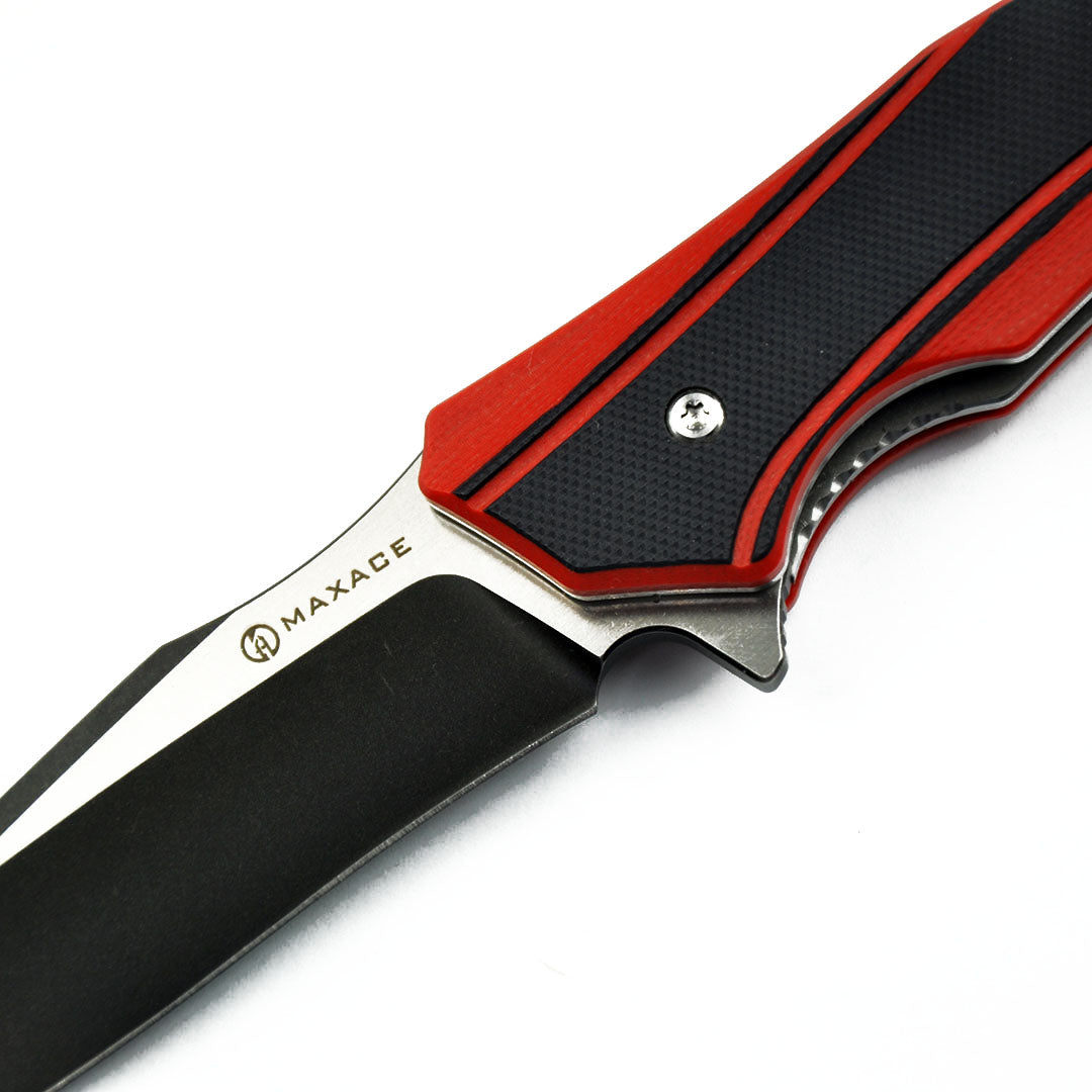 Maxace Knives Ranger MGR05 XW42 Blade G10 Handle Liner Lock Folding Knife