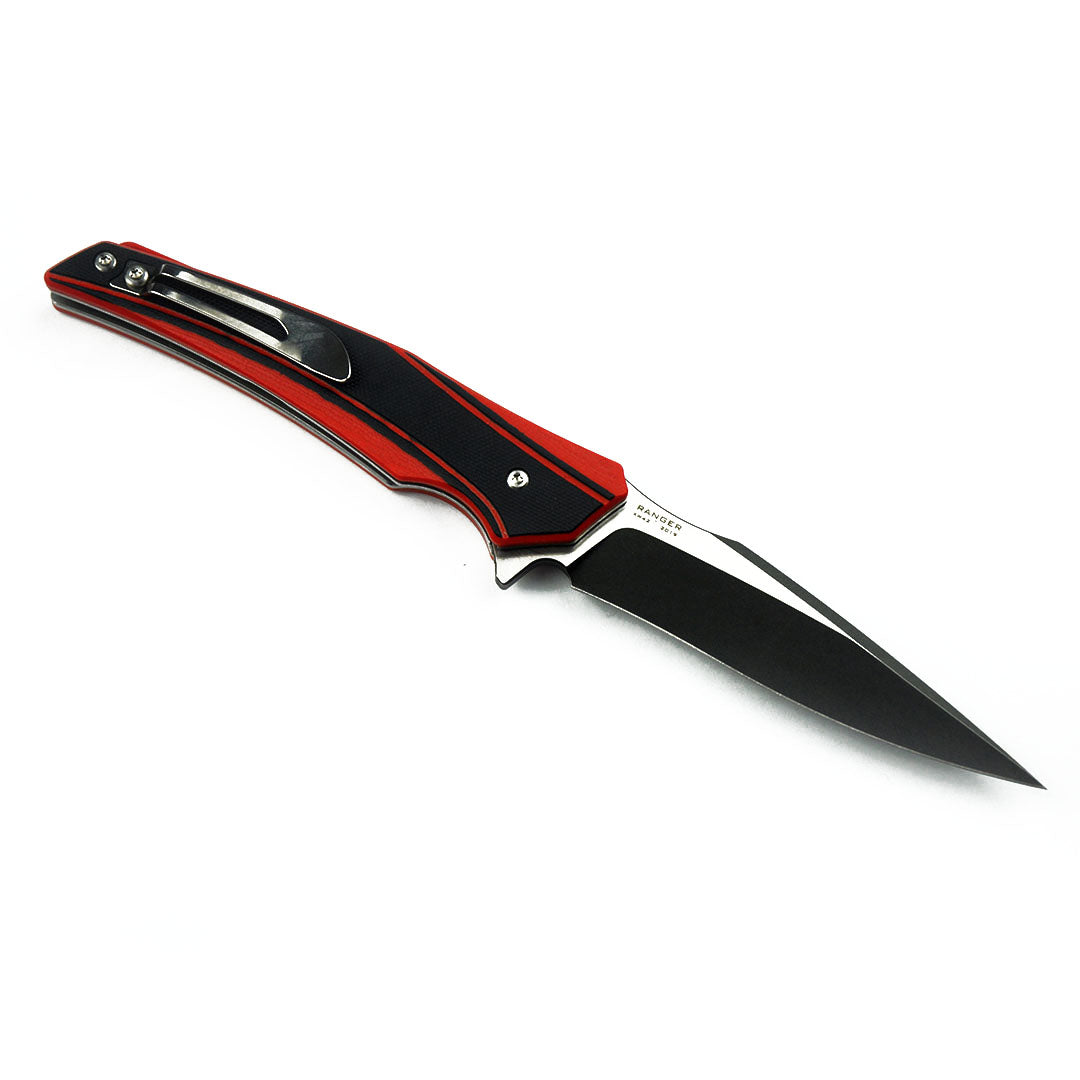 Maxace Knives Ranger MGR05 XW42 Blade G10 Handle Liner Lock Folding Knife