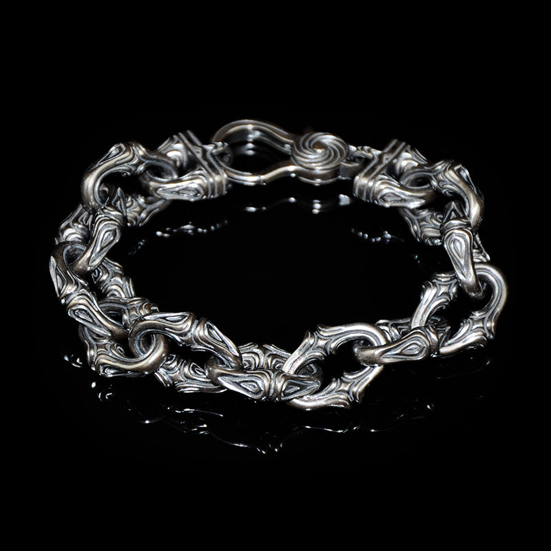 DYQ Jewelry Sirte 925 Silver Bracelets For Men Gentleman Bracelet