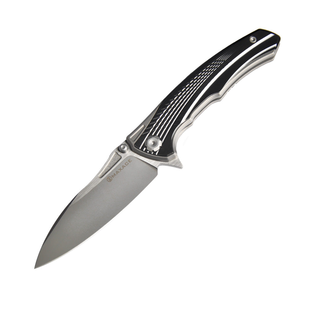 Maxace Corvus-III MC301 M390 Blade Titanium With Zirconium Handle Frame Lock Folding Knife