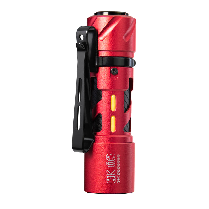 LOOP GEAR SK03 Aluminum Red LED Flashlight 1000Lumens 120 Meters